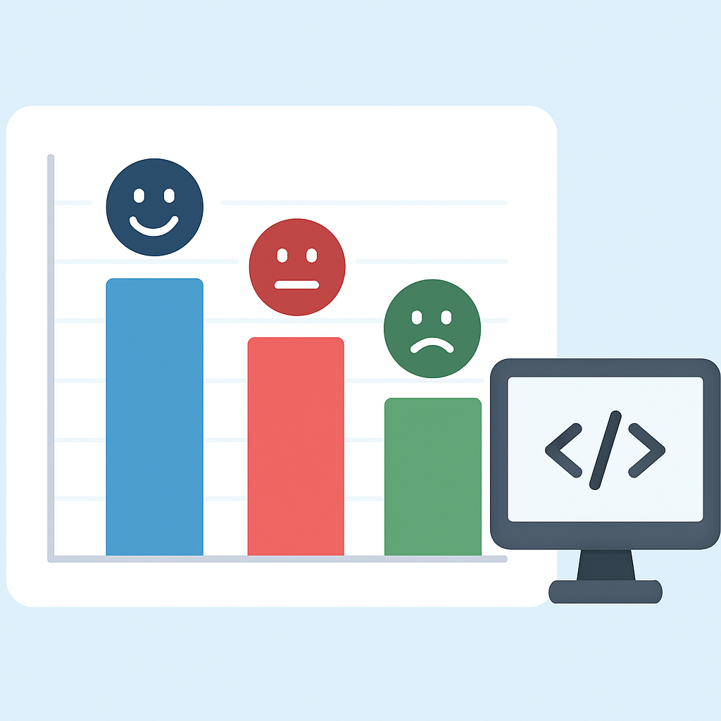 Gráfico de barras mostrando pesquisa de satisfação entre desenvolvedores dos três frameworks