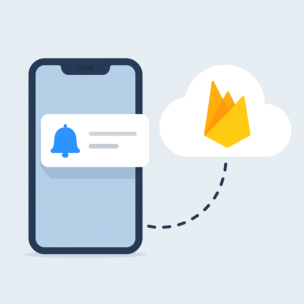 App Android recebendo notificação push com service FCM processando