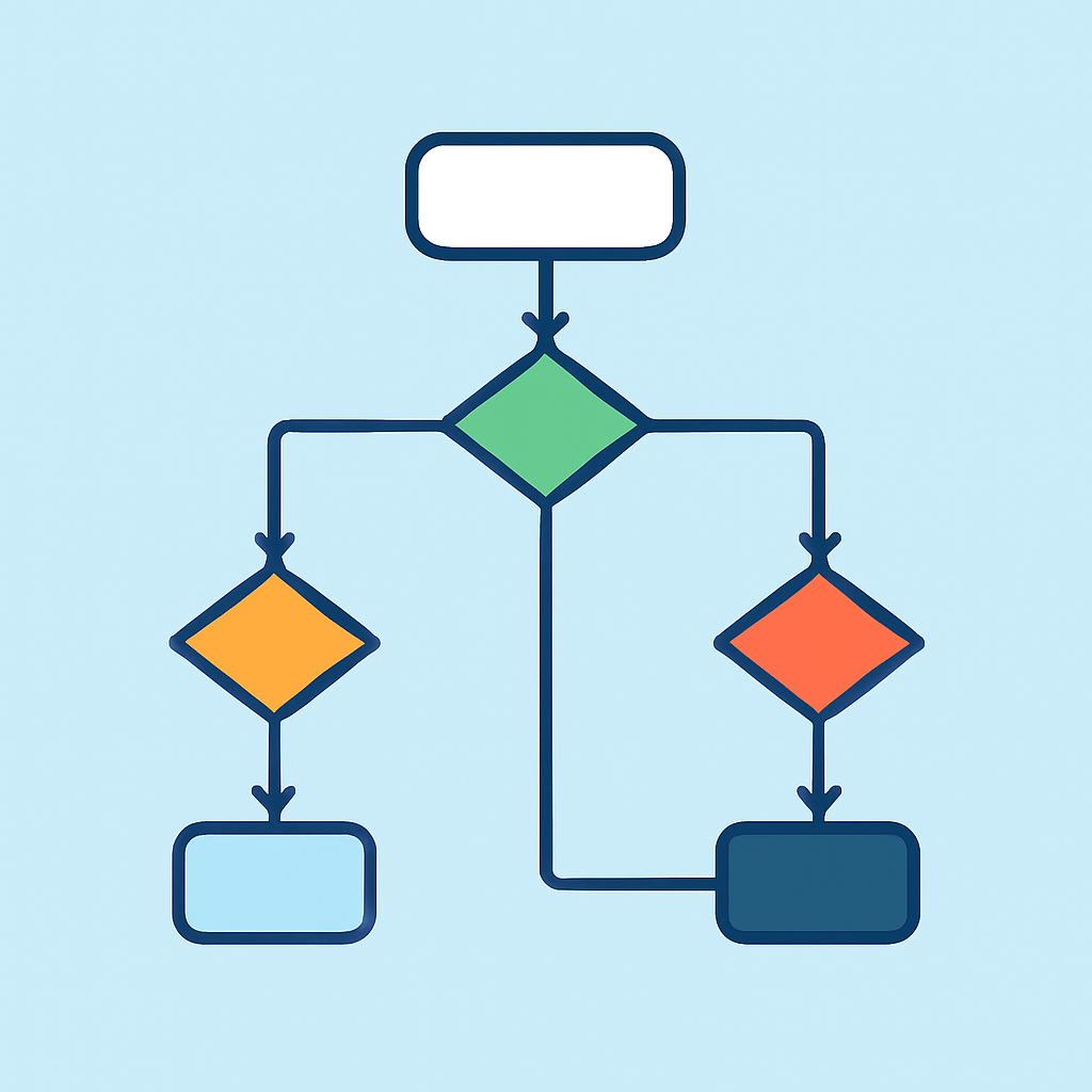 Fluxograma de decisão mostrando qual framework escolher baseado nos requisitos do projeto
