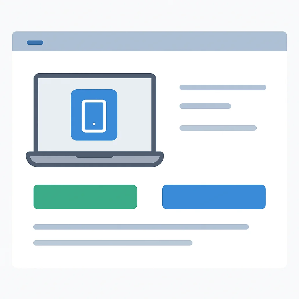 Post de blog sobre um produto digital com layout claro e botões de chamada para ação