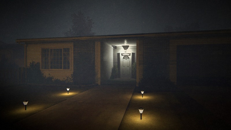 Jogadores investigando uma casa assombrada em Phasmophobia