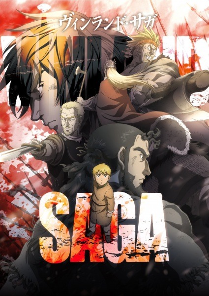 Thorfinn em uma cena de batalha intensa de Vinland Saga