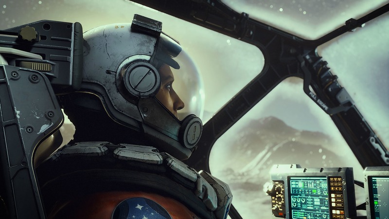 Starfield gameplay no Xbox Cloud Gaming
