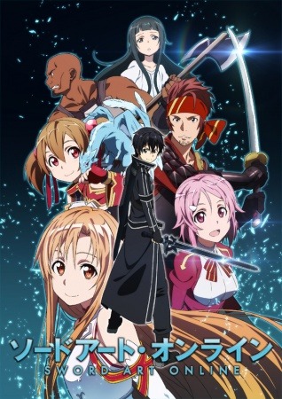 Kirito e Asuna em Sword Art Online