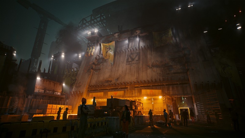 Personagem de Cyberpunk 2077 em Night City