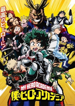 Izuku Midoriya e All Might em uma cena de batalha de My Hero Academia.