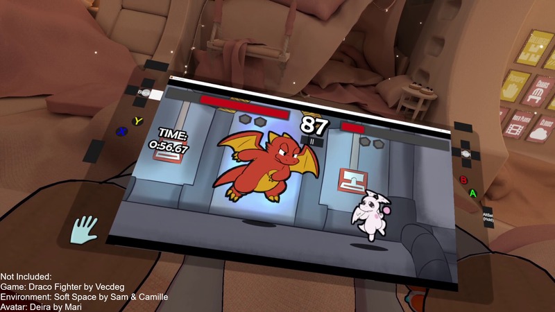Jogador usando óculos de realidade virtual em um cenário futurista de cloud gaming