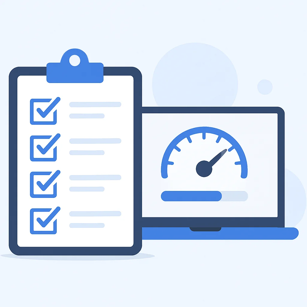 Lista de verificação para as etapas de otimização de performance web