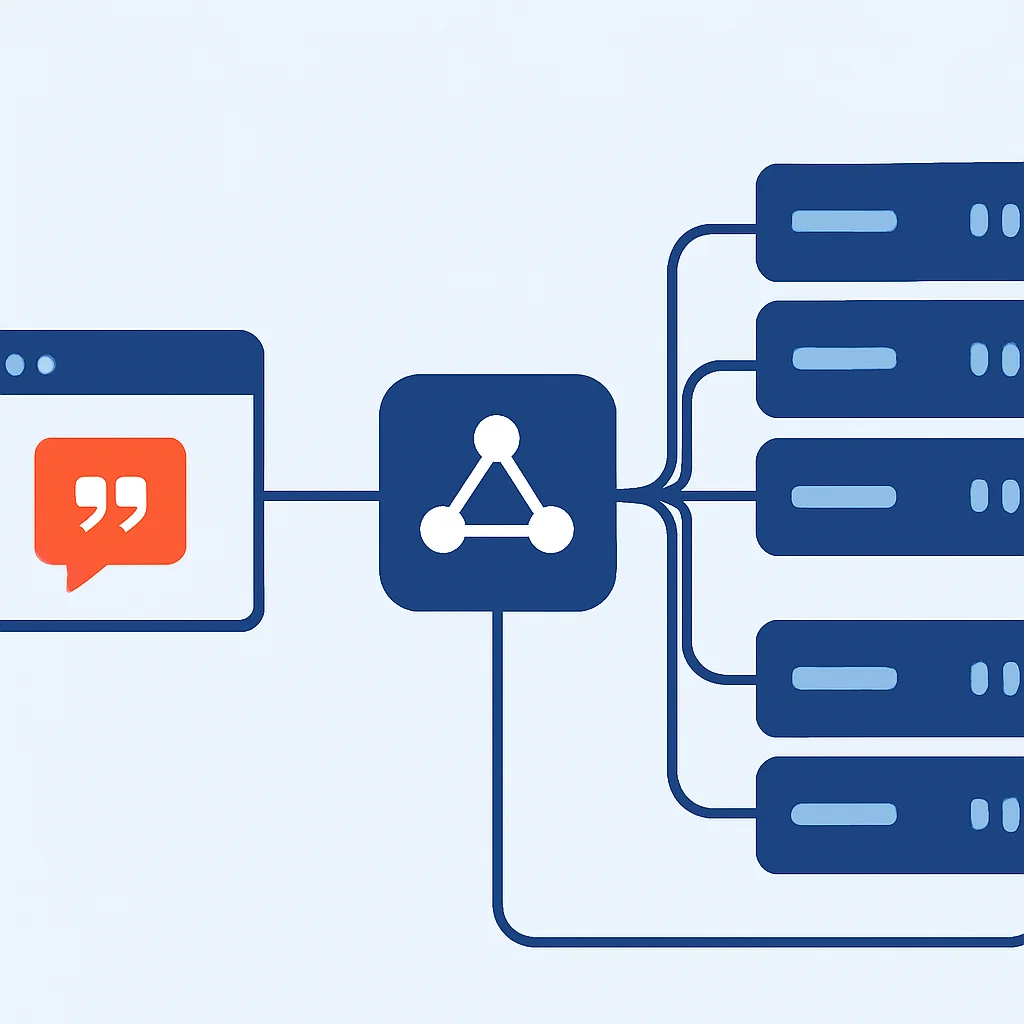 Diagrama ilustrando balanceamento de carga WebSocket com sticky sessions