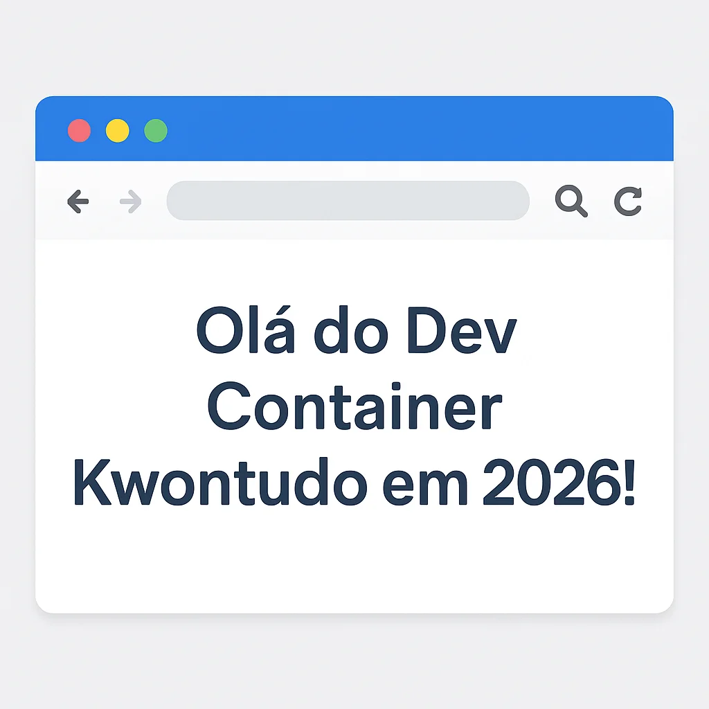 Captura de tela de um navegador web exibindo a mensagem 