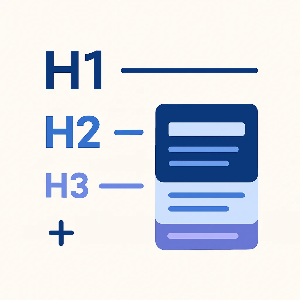 Uso Correto de Cabeçalhos (H1, H2, H3): Hierarquia e Semântica
